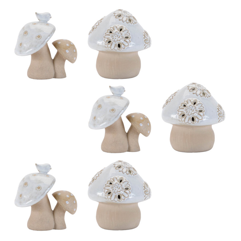 Porcelain Mushroom Décor