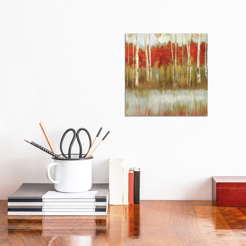 The Edge by Allison Pearce - Painting on Canvas, 30.48 cm H x 30.48 cm W, Wrapped Canvas