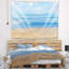 Tapisserie large de mer tropical bleu-28507272
