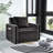 Myleigh 36.61'' Velvet Futon Chair-411685060