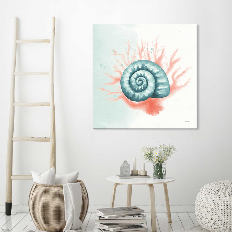 «Splash I», reproduction d'aquarelle sur toile, H 24 po x l 24 po x P 1,5 po, Toile tendue