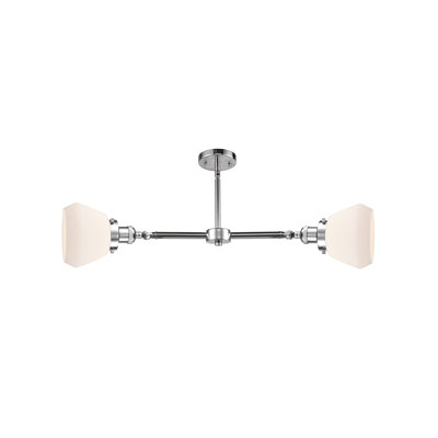 Luminaire suspendu linéaire à 2 lumières pour îlot de cuisine Chill