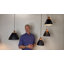  Luminaire suspendu 3 lumières noir