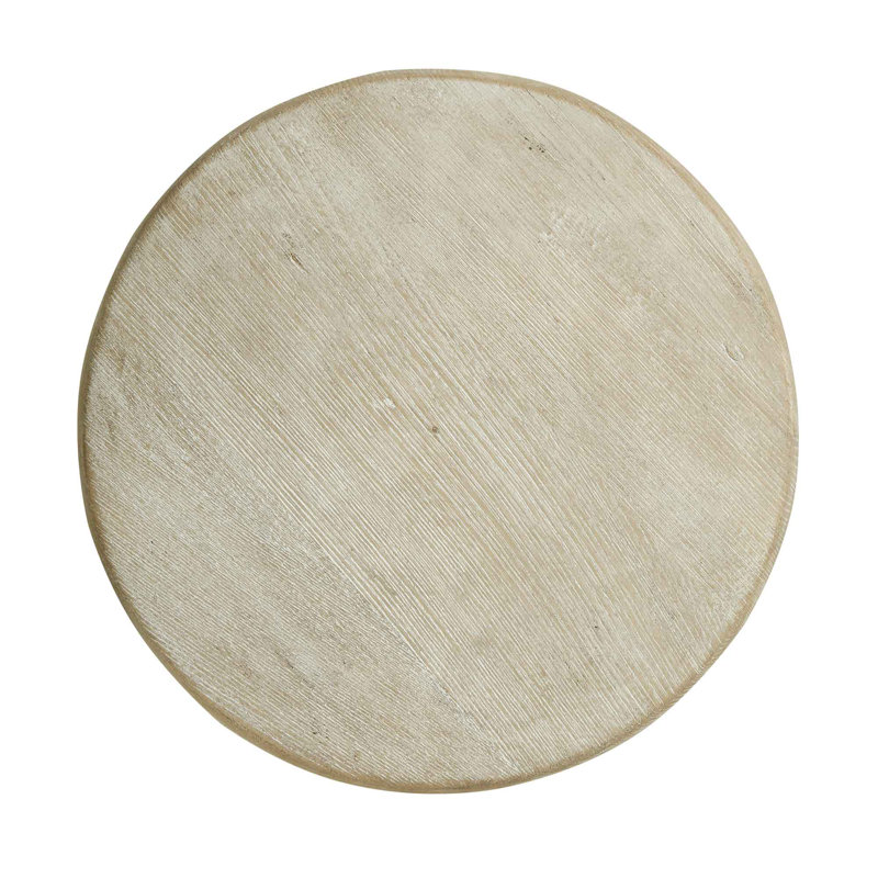 Hargreaves Solid Wood End Table, White Wash