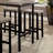 Bassam 4 - Person Trestle Dining Set
