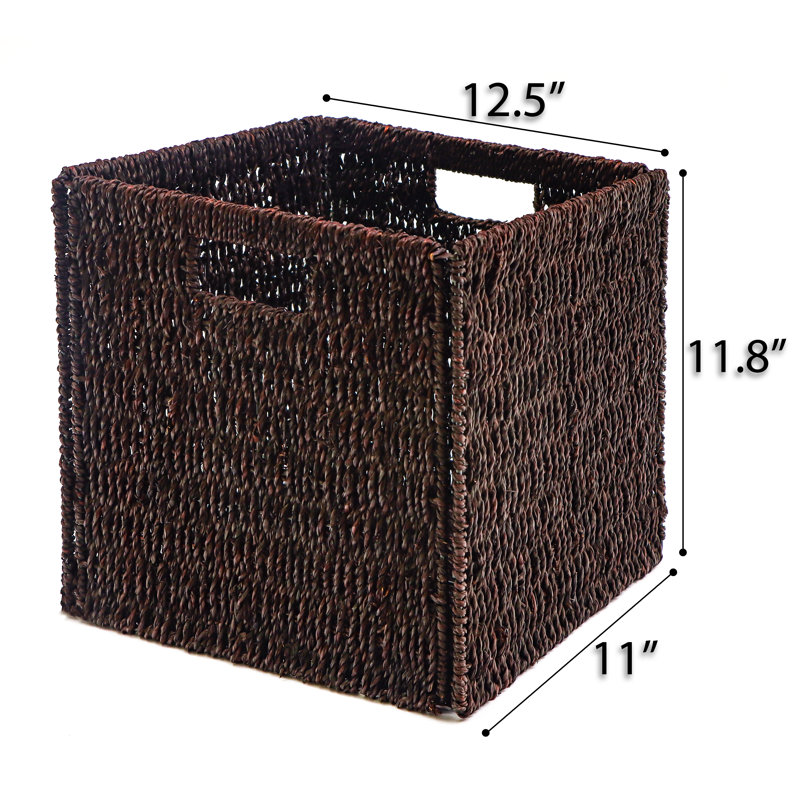 Panier en osier, Marron foncé