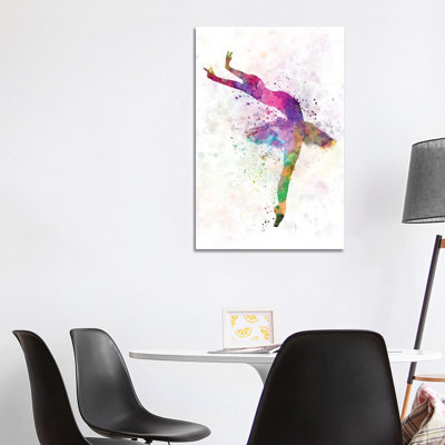 «Ballerina Dancing V» par Paul Rommer - peinture sur toile tendue