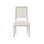 Axiom Upholstered Side Chair in Ivory