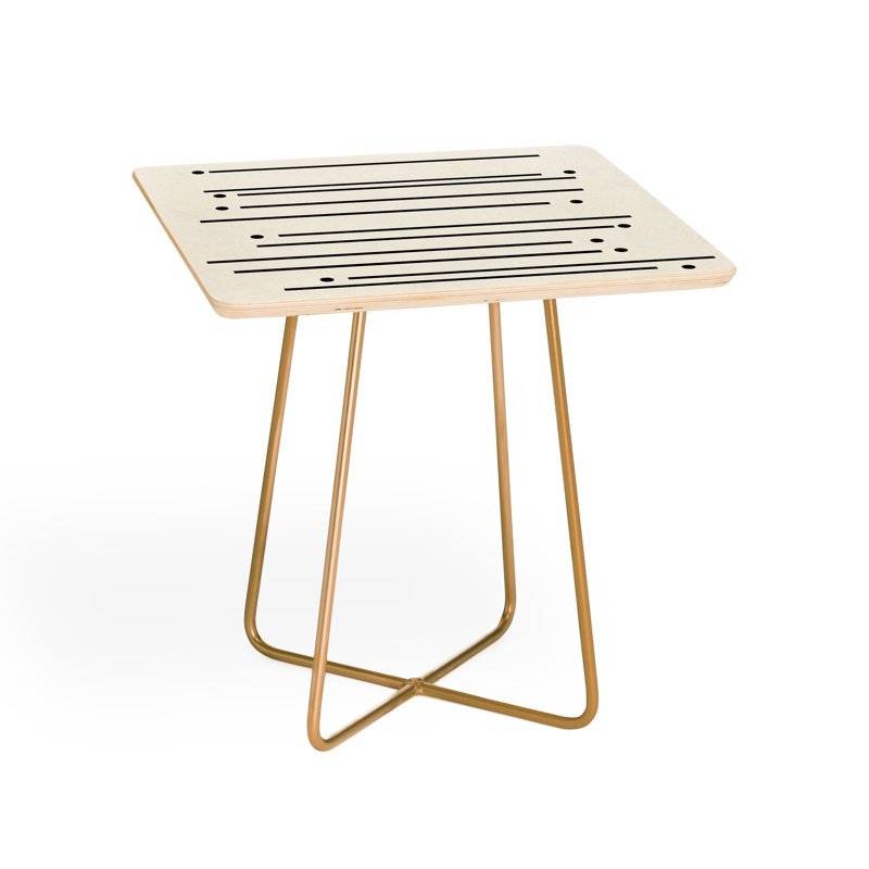 Table de bout à pieds croisés