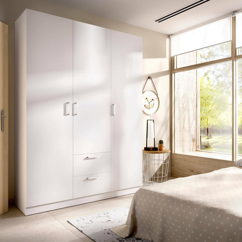3 Door Manifactured Wood Wardrobe