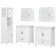 Edion Double Bathroom Vanity with Ceramic Top with Mirror