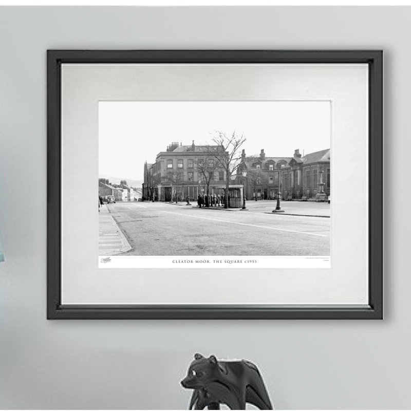 Cleator Moor, The Square C1955 by Francis Frith - Single Picture Frame Print, 60cm H x 80cm W x 2.3cm D
