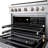 ZLINE 36 in. 5.2 cu. ft. Paramount Dual Fuel Range W/ 6 Burner Gas Cooktop & Electric Convection Oven in Stainless Steel (SDR36)