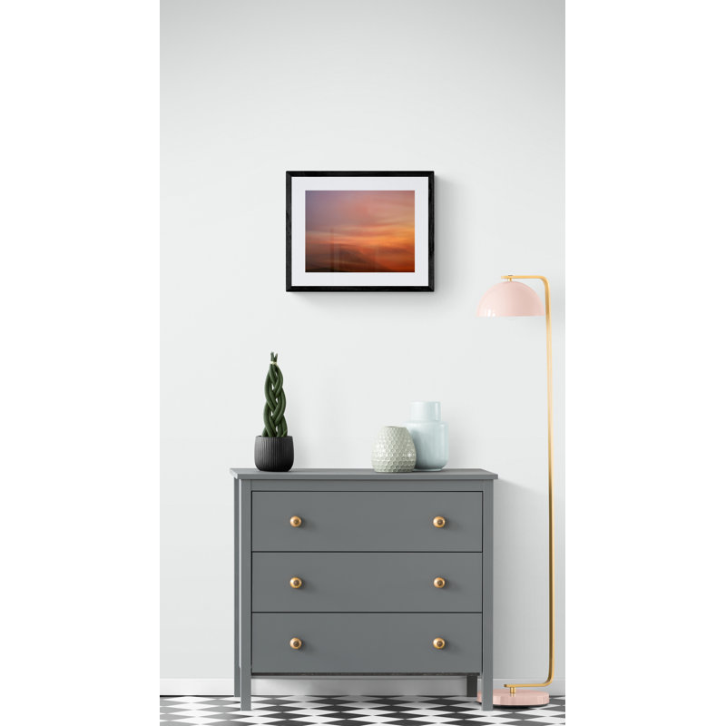 Aerie V Print by Monika Hilleary, Black Framed Paper, 17.2" H x 21.2" W