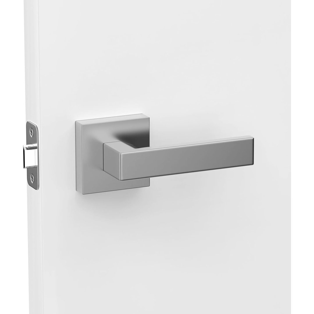 Stylware Passage Lever Lock Handle Set for Closet or French Doors, Fits All Standard Door Sizes Mega Handles 