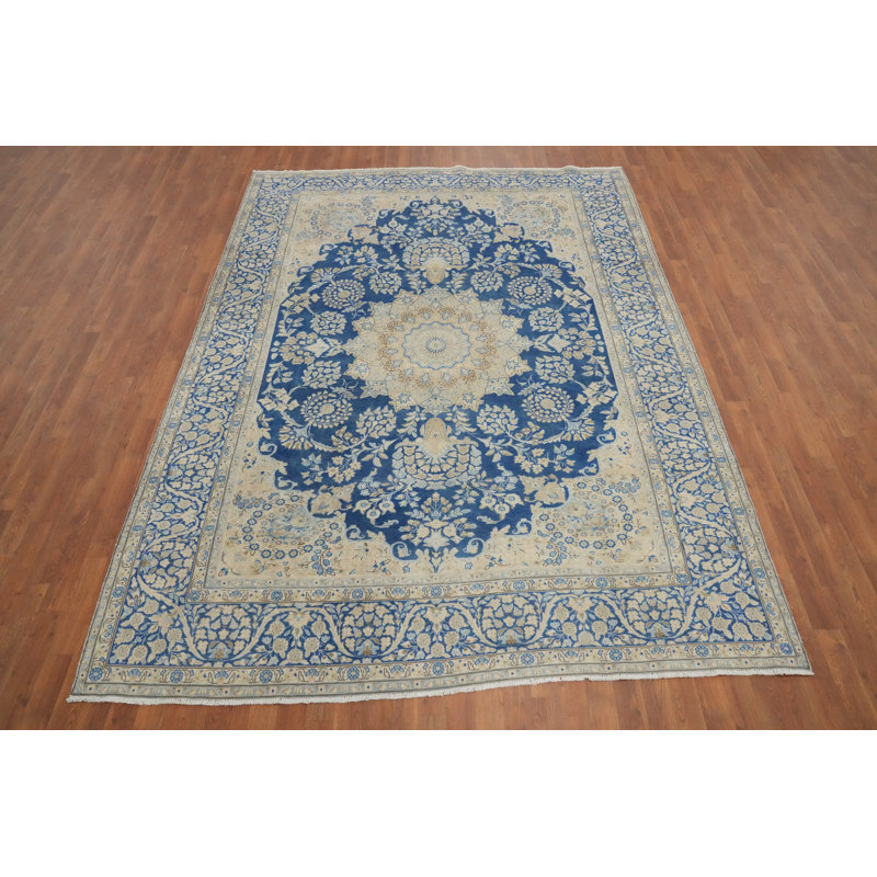 Tapis bleu 7 x 10