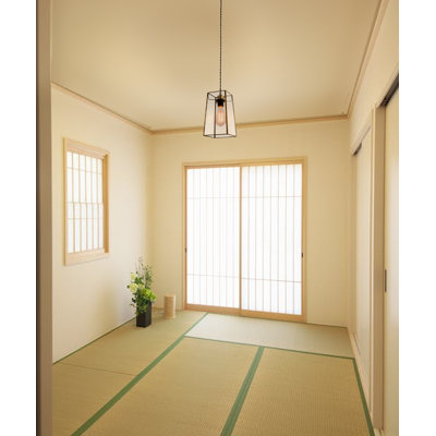 24cm H Glass Square Pendant Shade ( Uno ) in Gold