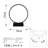 METAL BODY Globe Lamp-1586073231