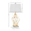 Lampe de table en métal et cristal Morayma