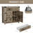 Farmhouse Coffee Bar Cabinet Sideboard with Barn Doors and Adjustable Interior Shelves-1953106591