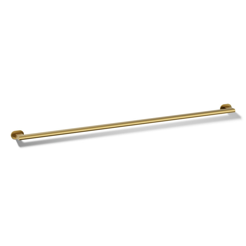 Belay Grab Bar, Brushed Brass, 1.75" H x 48" L