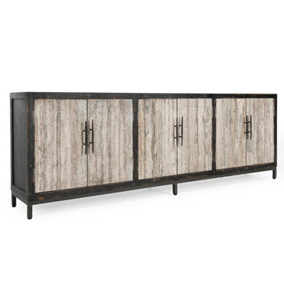 Lisbon Reclaimed Pine Wood Sideboard Buffet Cabinet