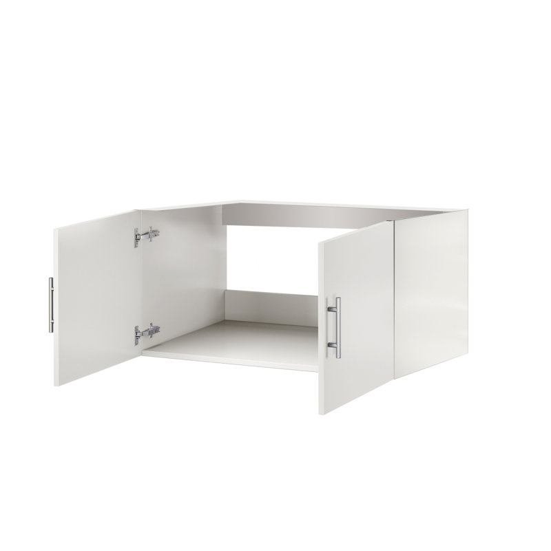 Meuble-lavabo pour salle de bain, Blanc lustré