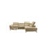 Manhattan Genuine Leather Reclining Corner Sofa-160934091-160934089