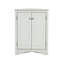Armoire triangulaire moderne gris - tablettes réglables pour une salle de bain tendance avec amplement d'espace de rangement-1643311337