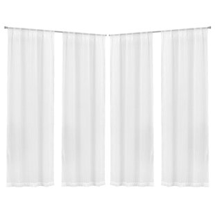 Solid Color Room Darkening Thermal Curtain Panels (Set of 4)