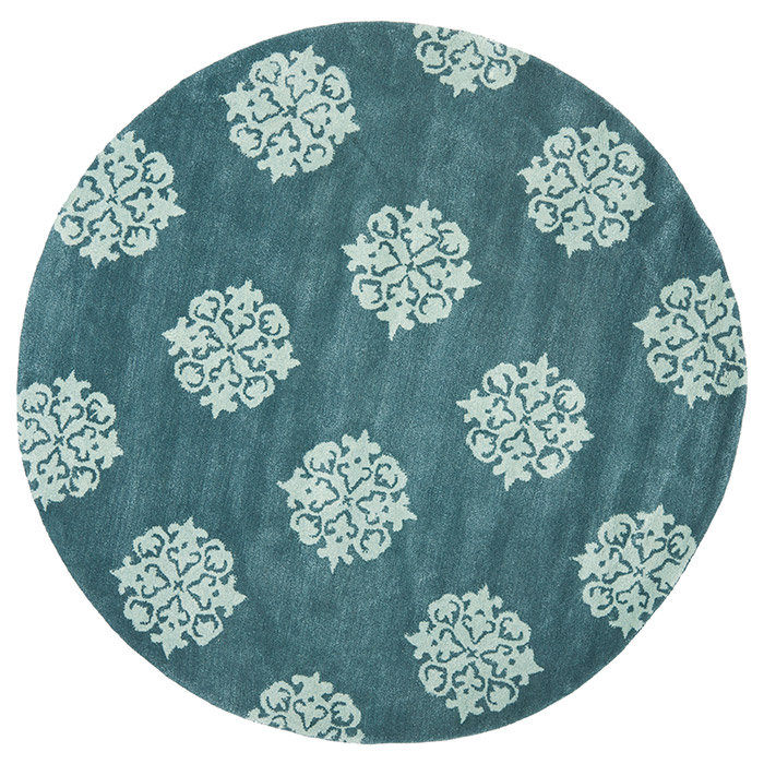 Steve Hand Tufted Wool Damask Rug