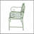 Outdoor Garden Bench-Green