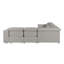 Canapé modulaire inclinable en cuir italien 5 pièces Crasia-88076279