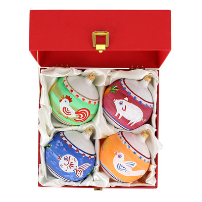 Campagna 4'' Handmade Glass Animals Ornament