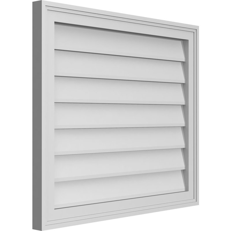 Brickmould Frame, Primed Tan, 24" H x 28" W x 1.5" D