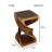Ahliya Solid Wood Block End Table Set-50452931-50452930