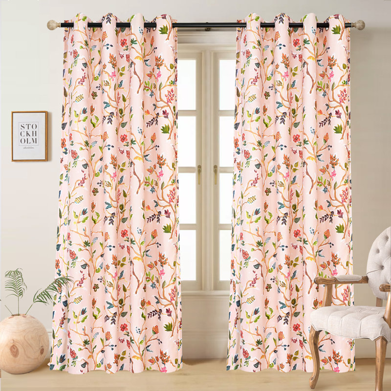 Adalena Blackout Curtain Pair, 52" W x 84" L