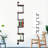 6-Tier Book Shelf Wall-Mounted Book Storage Rack  Book Storage Rack