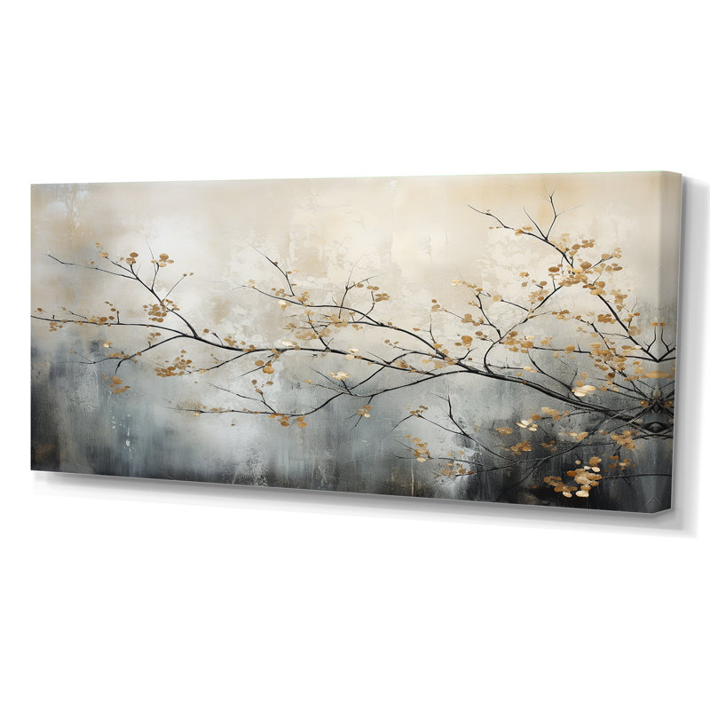 Arbre monochromes éthéré Reverie I - art mural arbre monochrome, impression murale arbre de couleur douce, Toile tendue