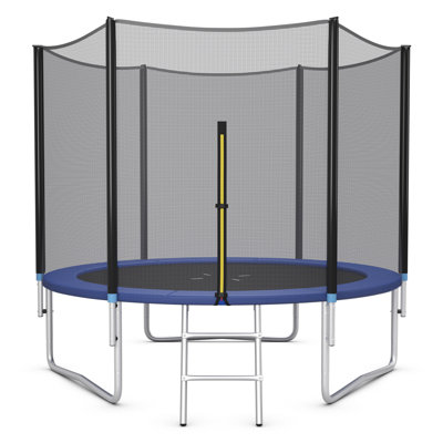 Meadville Freeport Park 244cm Hexagon Backyard Trampoline with Safety Enclosure