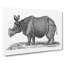 Rhinoceros by George Shaw - Wrapped Canvas Painting-55323710
