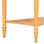 Console demi-lune avec tiroir et tablette - table d'appoint rustique, canapé-851103089