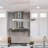 Atria 20-in Integrated LED Pendant Light Square Height Adjustable ETL Certified Chandelier