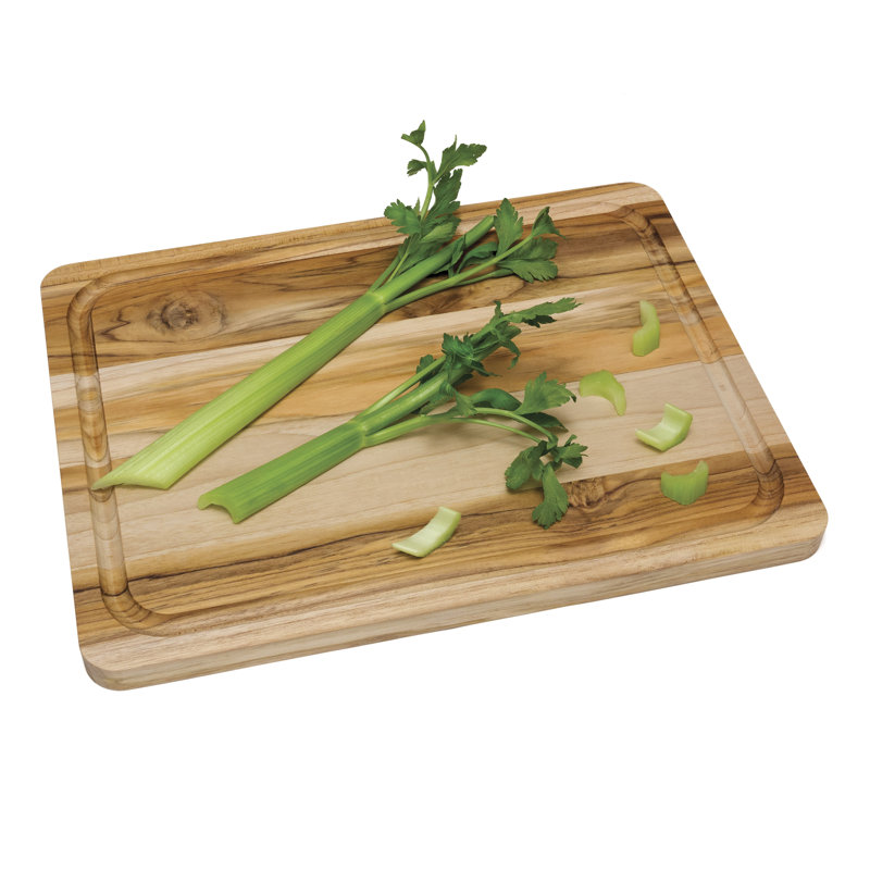 Teak Edge Grain Cutting Board, Large