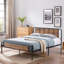 Ensemble de chambre avec lit plateforme 3 pièces Kempst-1520636636-1520636611