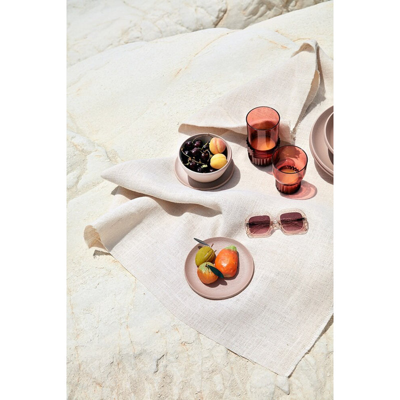 Trama Stemless Wine Glass, Pink, 32 Oz