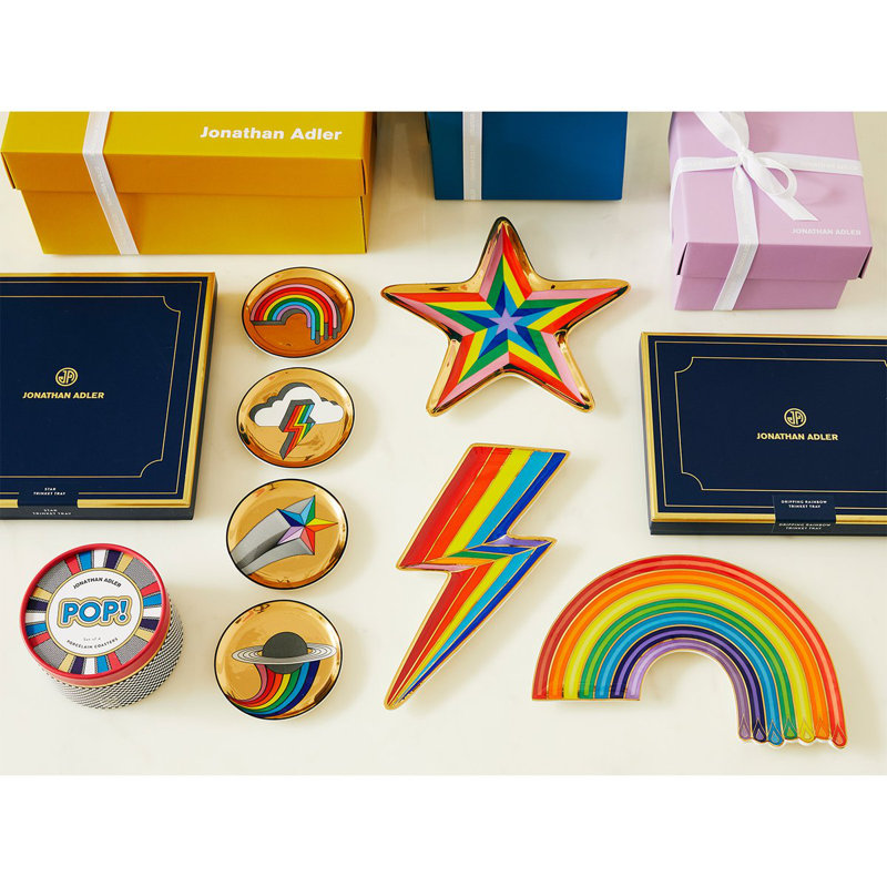 Dripping Rainbow Trinket Tray