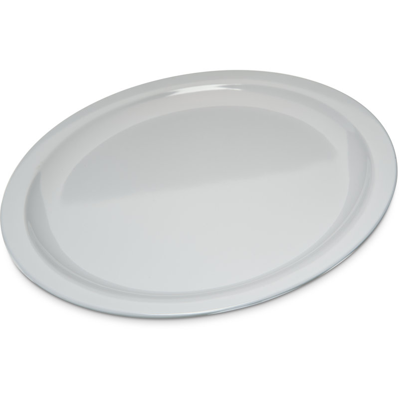 Assiette plate en mélamine Kingline ™, Blanc