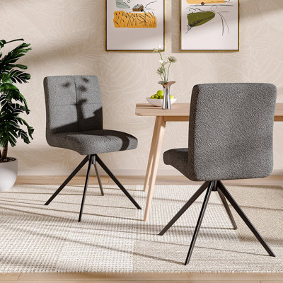 Arquilla 44cm H Tufted Teddy Velvet Upholstered Side Chair
