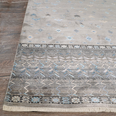 Tapis platine Temaka Gabbeh